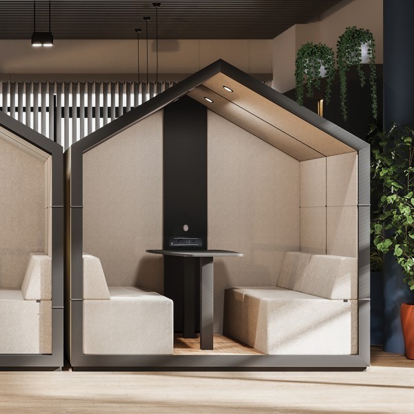 treehouse - mobilier acoustique 4 personnes