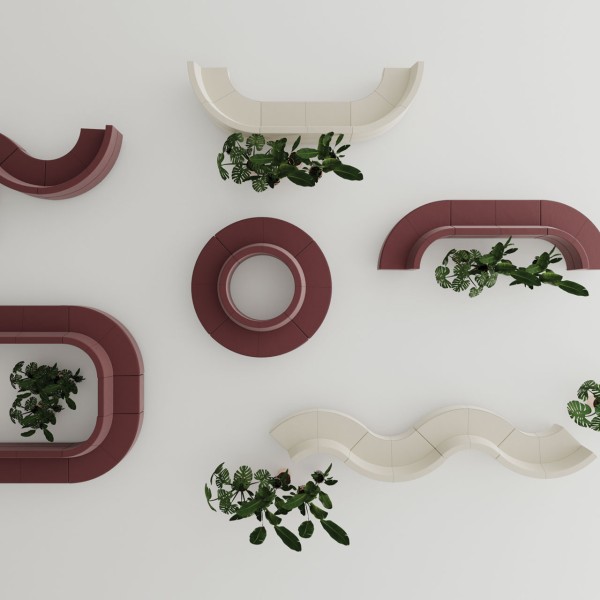 quadra - modulare Sofas